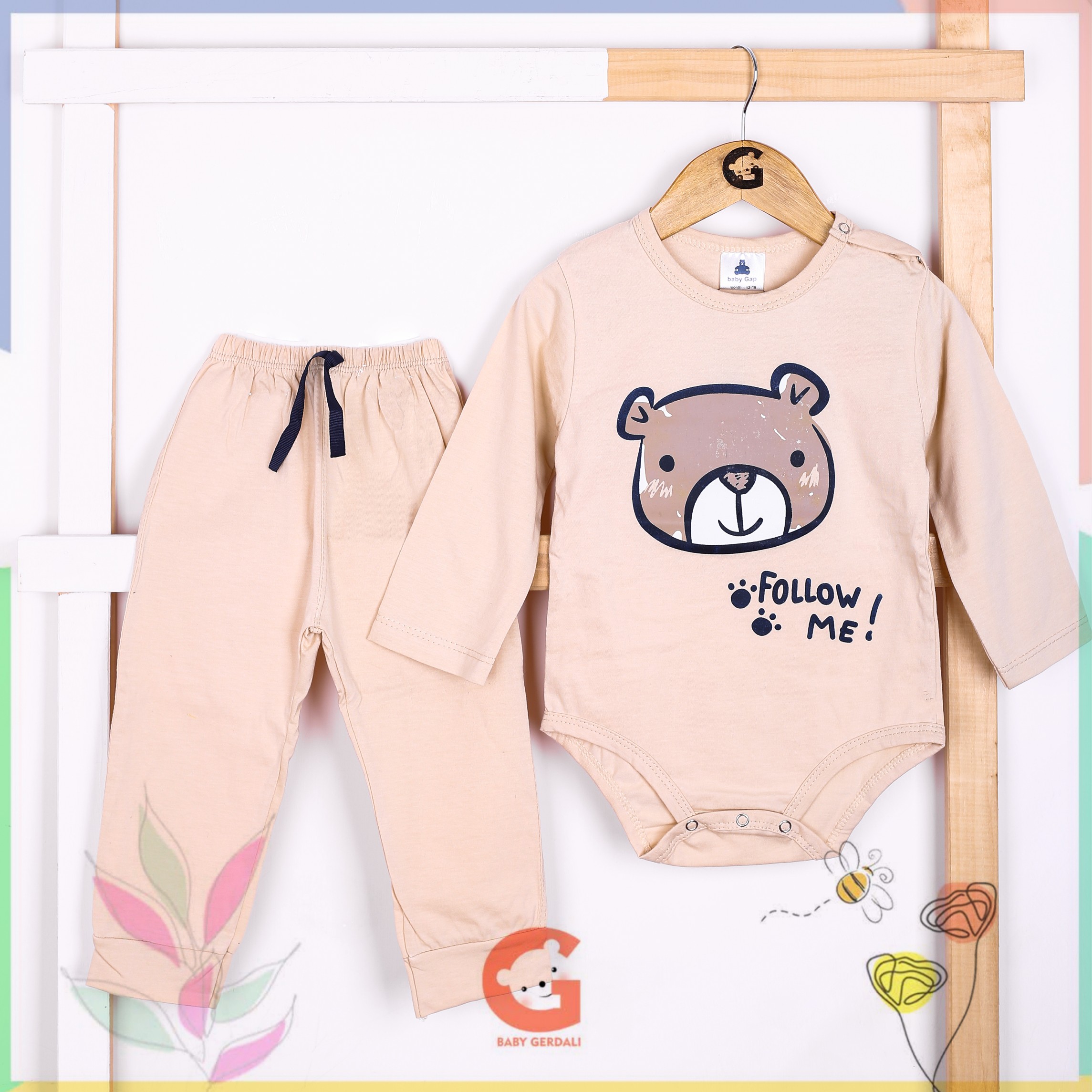 🐻 بادی شلوار تدی ✅ کد NS266